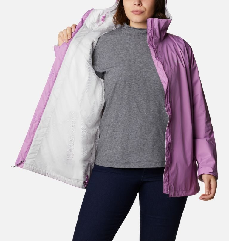 Jacheta Columbia Arcadia II Dama Lavanda | Plus Size YO7Z0QMSA